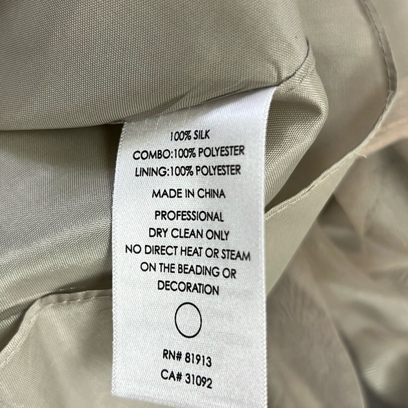 Tracy Reese Convertible Spaghetti Strap/Strapless Silk/Lace/Sequin Tiered Dress - Picture 7 of 12